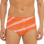 Salmon Fillet Print Men's Triangle Swim Briefs