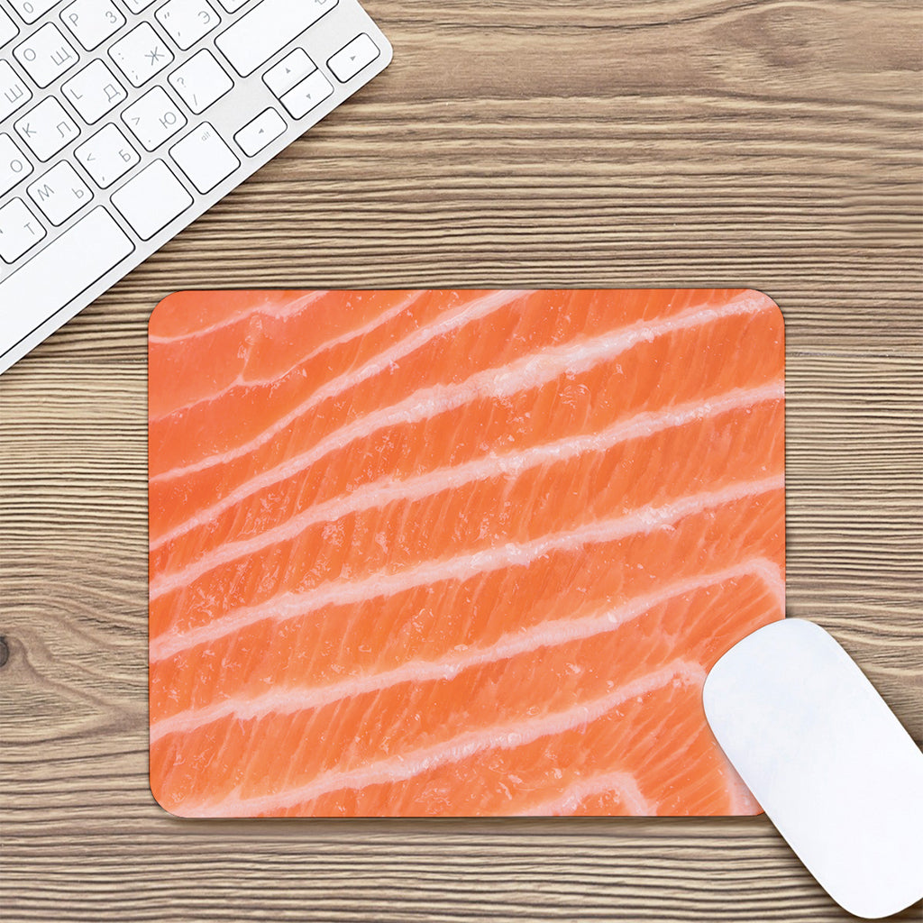 Salmon Fillet Print Mouse Pad