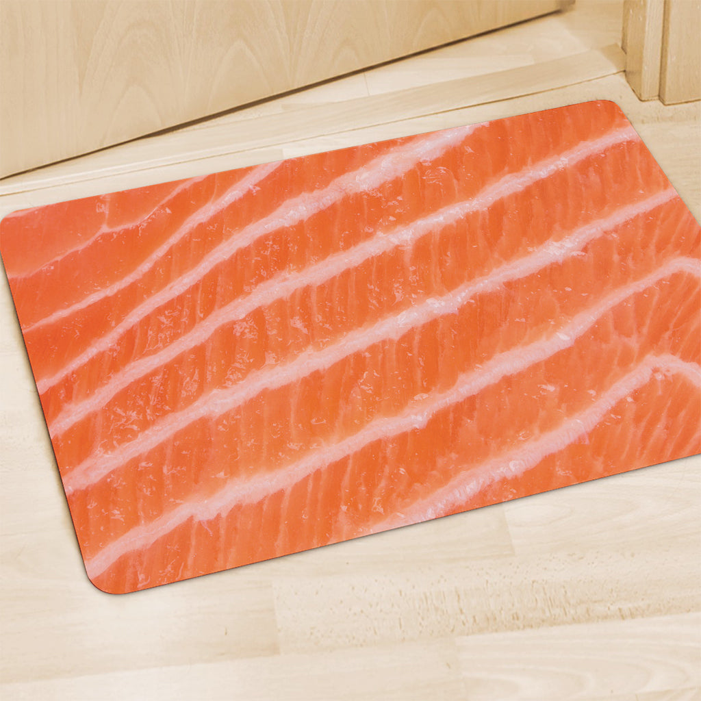 Salmon Fillet Print Polyester Doormat