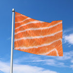 Salmon Fillet Print Polyester Flag