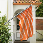 Salmon Fillet Print Polyester Flag