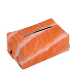 Salmon Fillet Print Rectangle Tissue Box Cover
