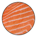 Salmon Fillet Print Round Floor Mat
