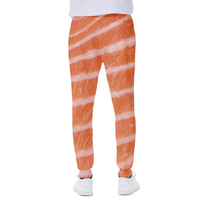 Salmon Fillet Print Scuba Joggers