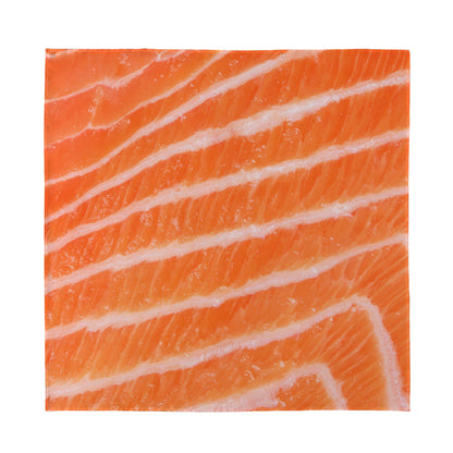 Salmon Fillet Print Silk Bandana