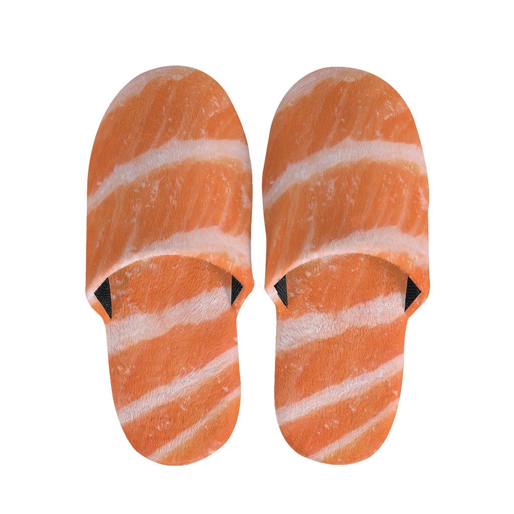 Salmon Fillet Print Slippers