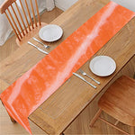 Salmon Fillet Print Table Runner