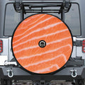 Salmon Fillet Print Tire Cover With Camera Hole