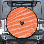 Salmon Fillet Print Tire Cover With Camera Hole