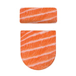 Salmon Fillet Print Toilet Lid And Tank Cover Set