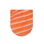 Salmon Fillet Print Toilet Lid Cover