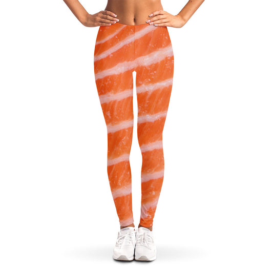 Salmon Fillet Print Women's Leggings