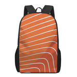Salmon Print 17 Inch Backpack