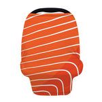 Salmon Print Baby Seat Cover