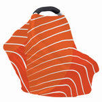 Salmon Print Baby Seat Cover