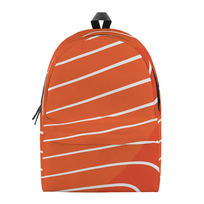 Salmon Print Backpack