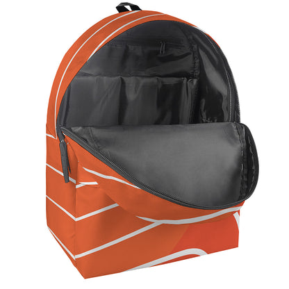 Salmon Print Backpack