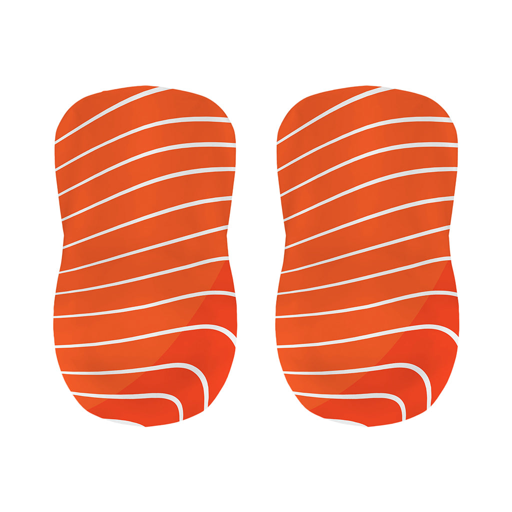 Salmon Print Bar Stool Covers