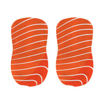 Salmon Print Bar Stool Covers