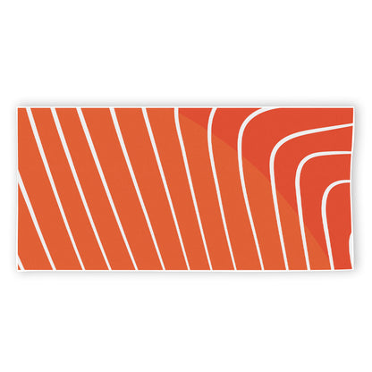 Salmon Print Beach Towel