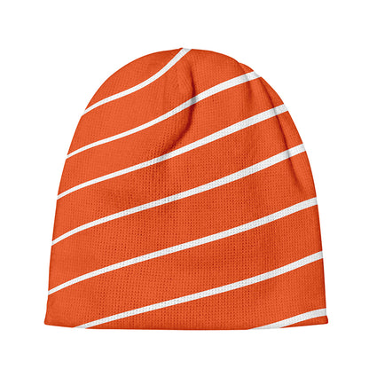 Salmon Print Beanie