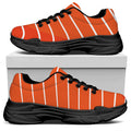 Salmon Print Black Chunky Shoes