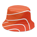 Salmon Print Bucket Hat