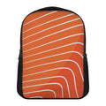 Salmon Print Casual Backpack
