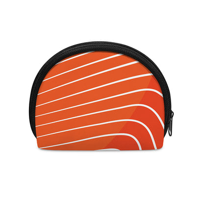 Salmon Print Coin Purse