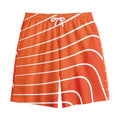 Salmon Print Cotton Shorts