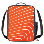 Salmon Print Crossbody Lunch Bag