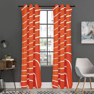 Salmon Print Curtain