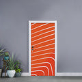 Salmon Print Door Sticker