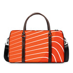 Salmon Print Duffle Bag