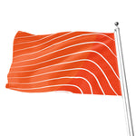 Salmon Print Flag