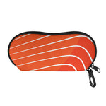 Salmon Print Glasses Case