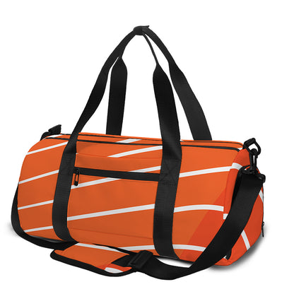 Salmon Print Gym Bag