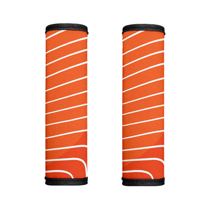 Salmon Print Handle Covers