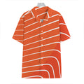 Salmon Print Hawaiian Shirt