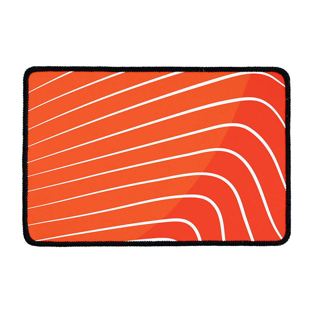 Salmon Print Kitchen Mat