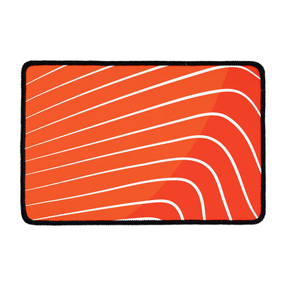Salmon Print Kitchen Mat