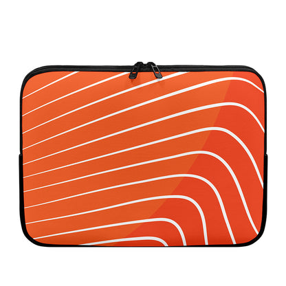 Salmon Print Laptop Sleeve