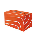 Salmon Print Leather Tissue Box Cover