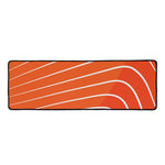 Salmon Print Long Kitchen Mat