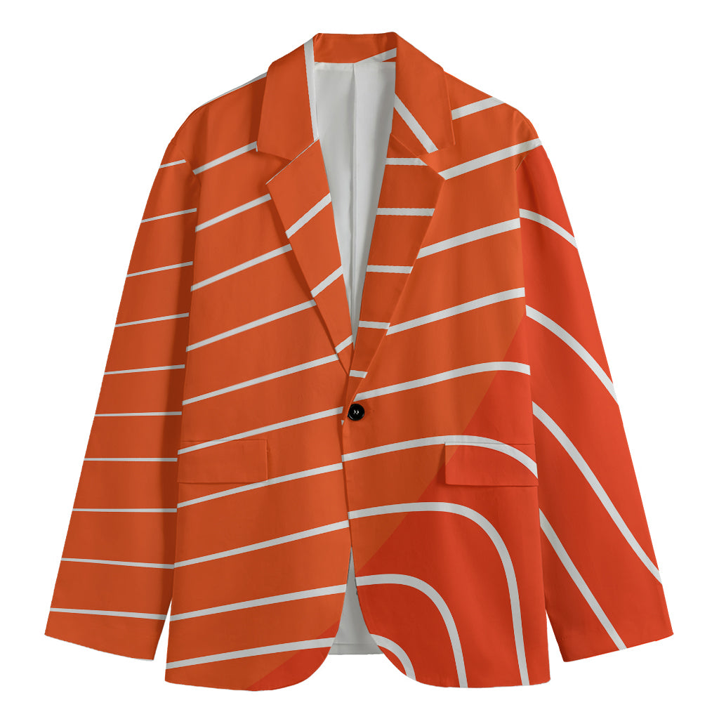 Salmon Print Men's Blazer