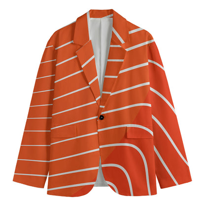Salmon Print Men's Blazer