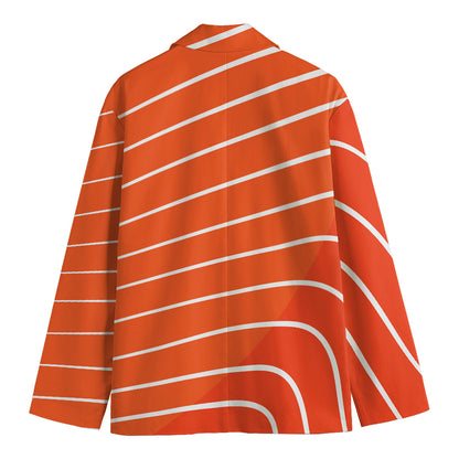 Salmon Print Men's Blazer