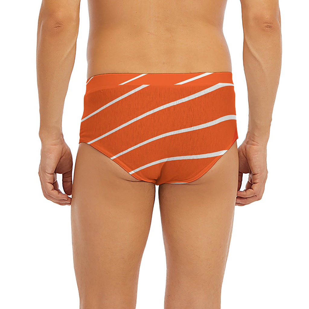Salmon Print Men's Briefs