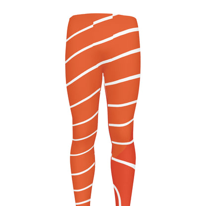 Salmon Print Men's leggings