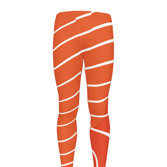Salmon Print Men's leggings